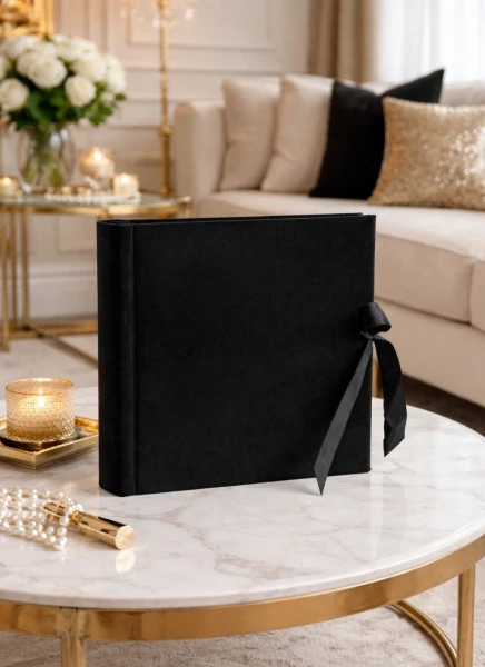 Nuotraukų Albumas - Gedeon KD46200 10x15 cm 200 Nuotraukų Knyga Suvyniota VELVET ONYX