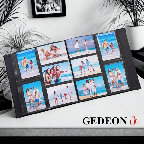 Nuotraukų Albumas - Gedeon SB46500 500 Puslapių 10x15 Cm Nuotraukoms Juodas