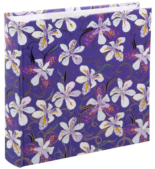 Albumas GOLDBUCH 17773 Orchid Mood violetinė 23x23cm, 10x15cm /200 foto kišeninis | knyginio rišimo