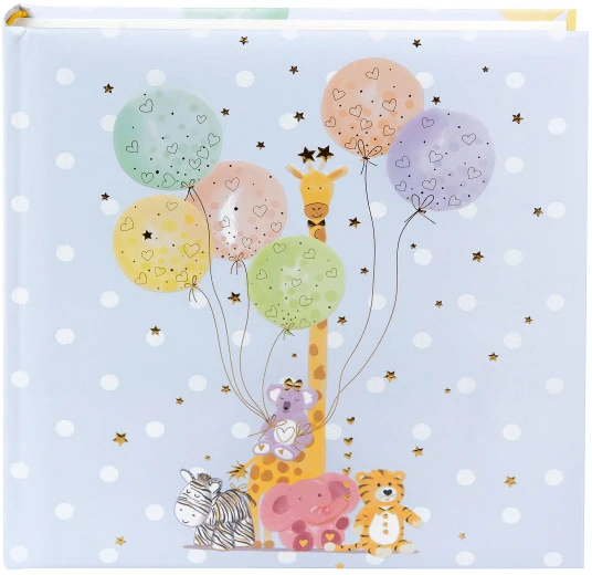 Albumas GOLDBUCH 24403 Balloon Party 25x25/60psl | kampučiai/lipdukai | knyginio rišimo | balti lapai