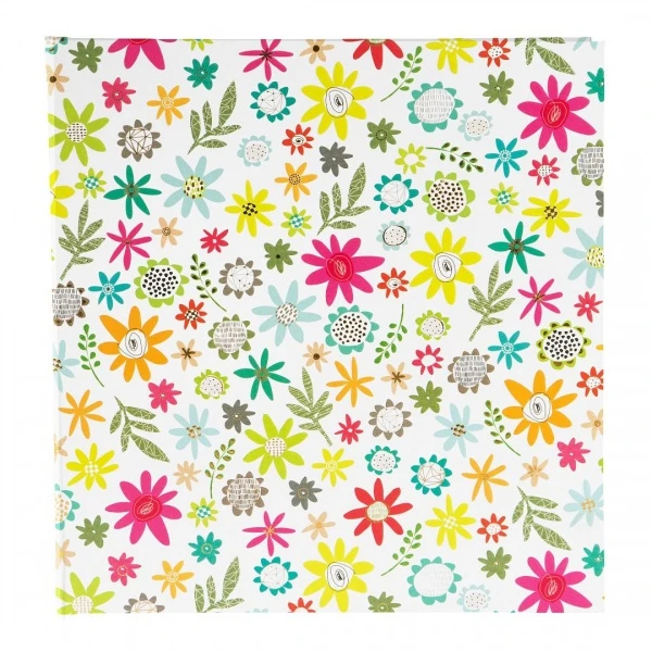 Albumas GOLDBUCH 27242 Blooming Tales 30x31/60psl, balti lapai | kampučiai/lipdukai | knyginio rišimo