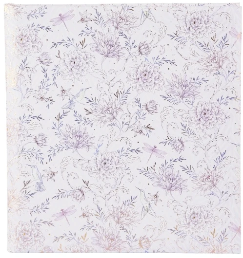 Albumas GOLDBUCH 27468 Hybrid Heritage lilac 30x31 cm| 60 psl | balti lapai| kampučiai/lipdukai