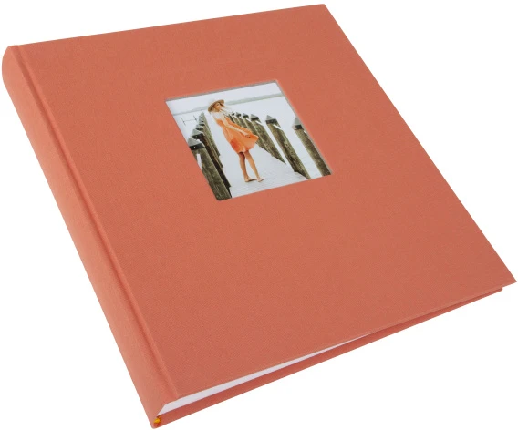 Albumas GOLDBUCH 27480 Bella Vista salmon 30x31/ 60psl, balti lapai | kampučiai/lipdukai | knyginio rišimo