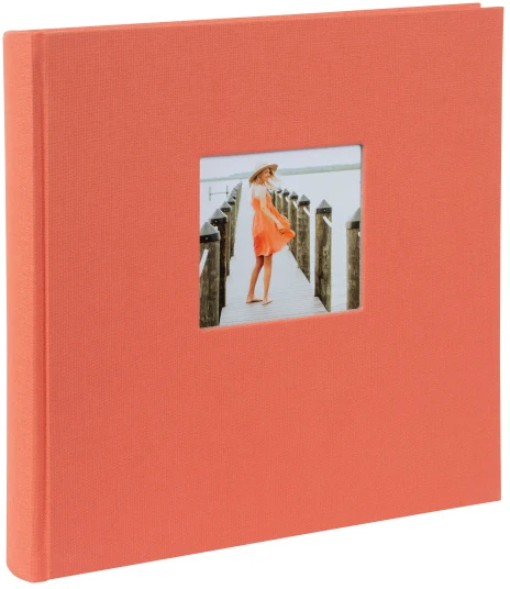 Albumas GOLDBUCH 27480 Bella Vista salmon 30x31/ 60psl, balti lapai | kampučiai/lipdukai | knyginio rišimo