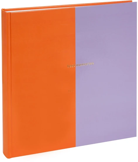 Albumas GOLDBUCH 27481 Coloration oranžinis|lilac 30x31 60psl | kampučiai/lipdukai | knyginio rišimo
