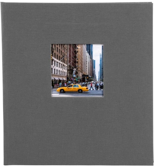 Albumas GOLDBUCH 27725 Bella Vista pilkas 30x31/60psl, balti lapai | kampučiai/lipdukai | knyginio rišimo