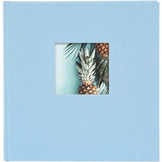 Albumas GOLDBUCH 27729 Bella Vista sky-mėlynas 30x31/60psl, balti lapai | kampučiai/lipdukai | knyginio rišimo