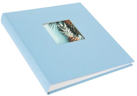 Albumas GOLDBUCH 27729 Bella Vista sky-mėlynas 30x31/60psl, balti lapai | kampučiai/lipdukai | knyginio rišimo