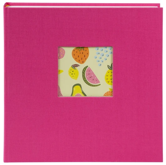 Albumas GOLDBUCH 31969 Bella vista electric fuchsia 30x31/100psl | balti lapai | kampučiai/lipdukai | knyginio rišimo
