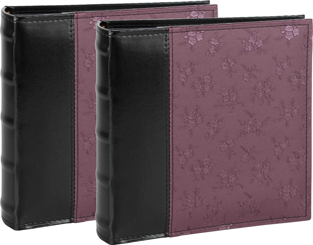 Nuotraukų albumas - Victoria Collection Album B 10x15/200MS Flower-5, 2 vnt., Violetinė
