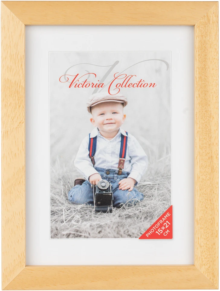 Nuotraukų rėmelis Paveikslėlio Rėmelis - Victoria Collection Cubo 15 x 21 Natūralus
