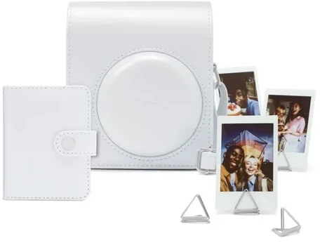 Nuotraukų rėmelis Fujifilm instax mini 13 priedų rinkinys (DĖKLAS, ALBUMAS, RĖMELIAI SU SEGTUKAIS); CLAY Baltas