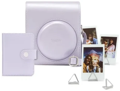 Nuotraukų rėmelis Fujifilm instax mini 13 priedų rinkinys (DĖKLAS, ALBUMAS, RĖMELIAI SU SEGTUKAIS); DREAMY PURPLE