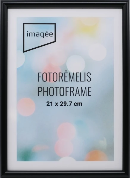 Nuotraukų rėmelis Rėmelių Rinkinys - Imagee 21x30 Cm Nuotraukų Rėmelių Rinkinys, 3 Vnt., 14mm Storis, Juodas