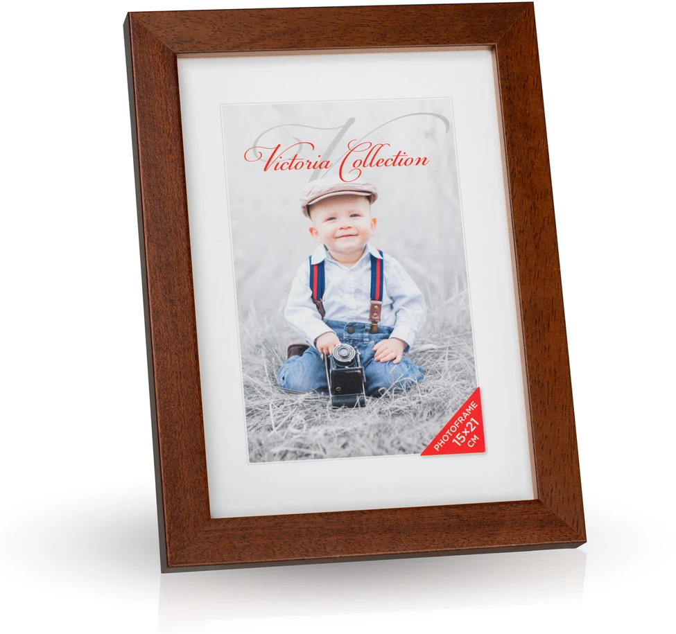 Nuotraukų Rėmelis - Victoria Collection Cubo 15 × 21 Rudas