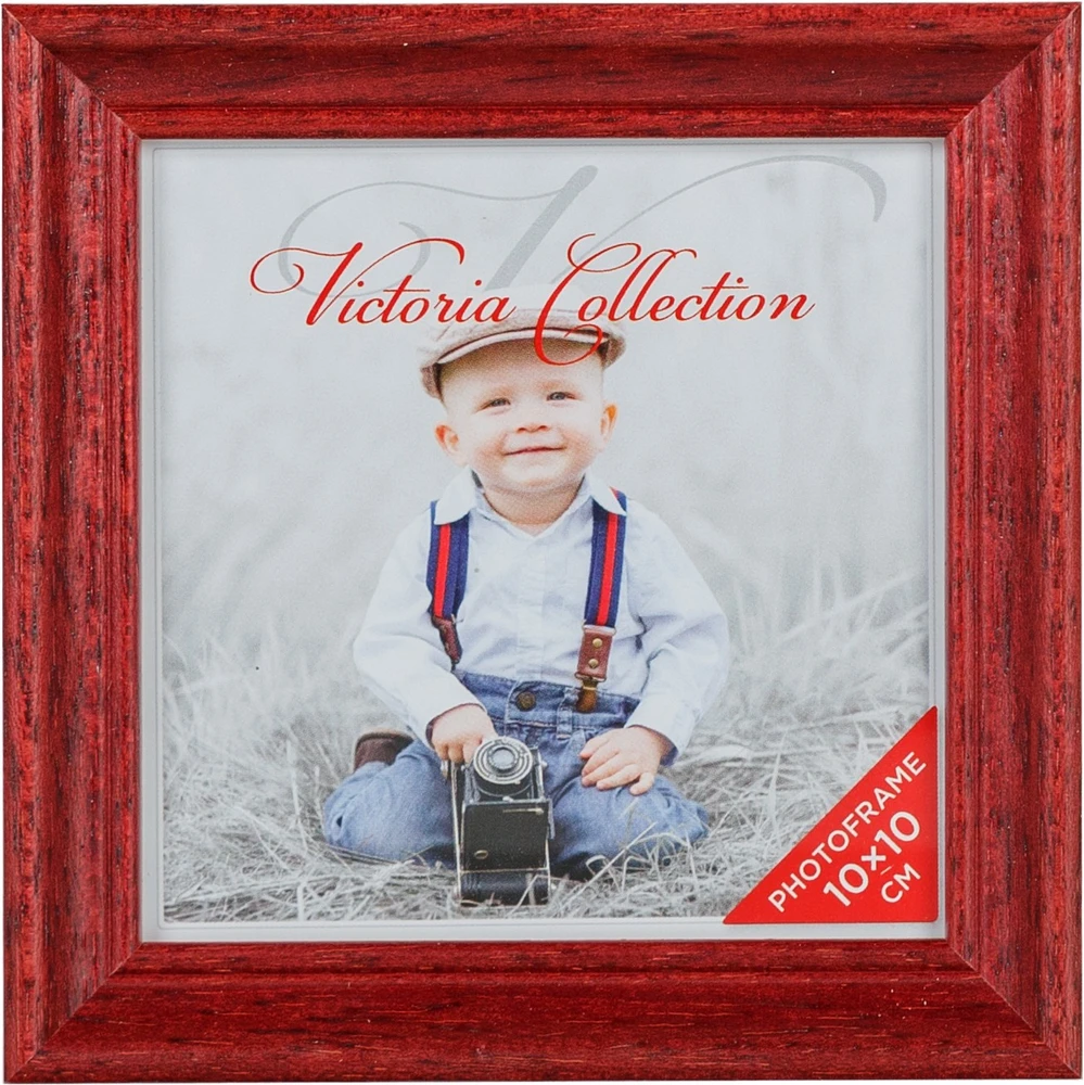 Nuotraukų rėmelis - „Victoria Collection“ Atminimo Nuotraukų Rėmelis 10 x 10 Raudonas