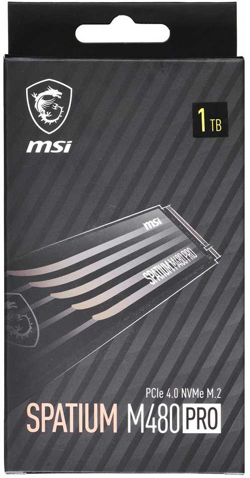 M.2 SSD - MSI Spatium M480 Pro