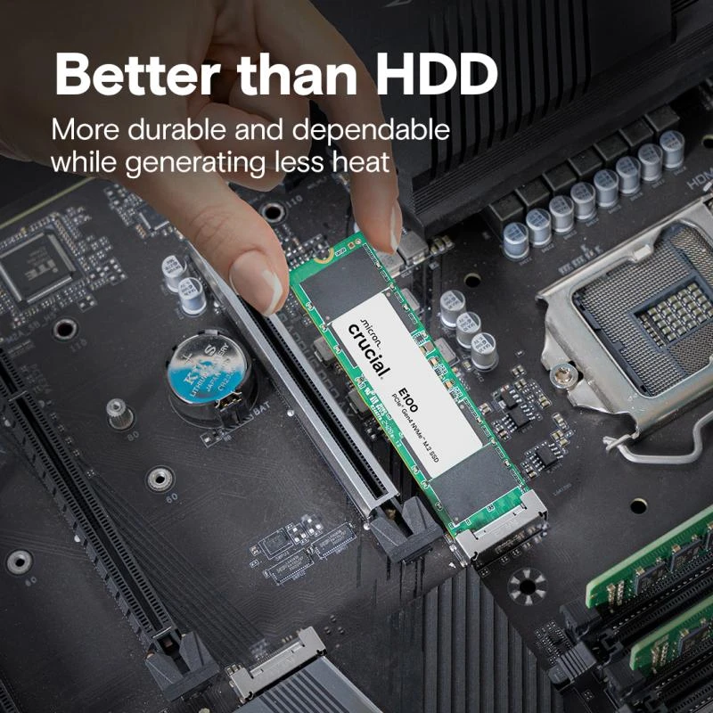 Crucial E100 M.2 PCIe 4.0 NVMe 2TB