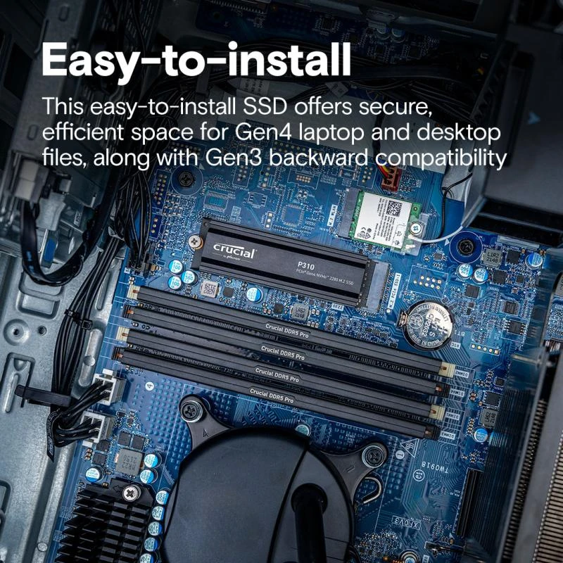 „Crucial P310 M.2 PCIe 4.0 NVMe 1 TB“ aušintuvas