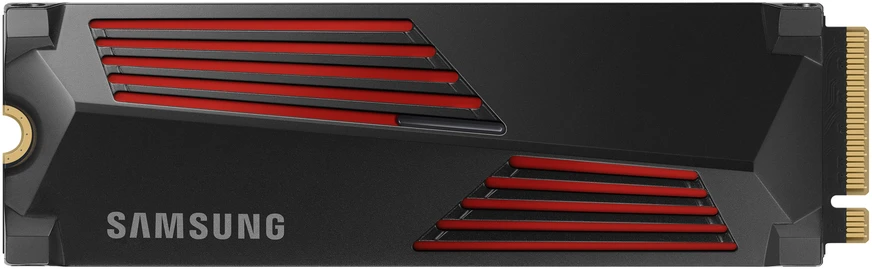 Kietasis diskas SSD SAMSUNG 990 PRO with Heatsink, 4TB, M.2, PCIe Gen4, NVMe, TLC, Rašymo greitis 6900 MBytes/sec, Skaitymo greitis 7450 MBytes/sec, TBW 2400 TB, MTBF 1500000 hours, MZ-V9P4T0CW
