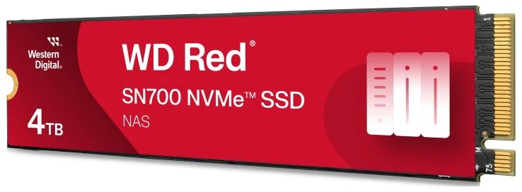 Western Digital Raudona WD ™ SN700 NVMe™ POWERED BY SANDISK 4 TB
