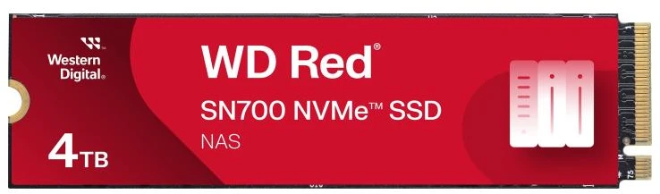 Western Digital Raudona WD ™ SN700 NVMe™ POWERED BY SANDISK 4 TB