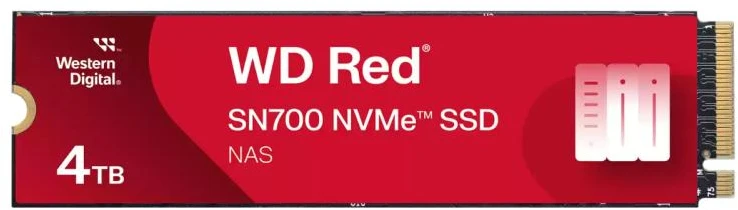 Western Digital Raudona WD ™ SN700 NVMe™ POWERED BY SANDISK 4 TB
