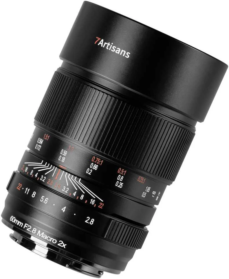 Objektyvas – 7Artisans 60mm F2.8 Macro 2x Sony E