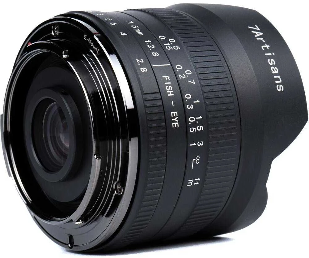 Objektyvas 7Artisans 7.5mm F2.8 II Sony E