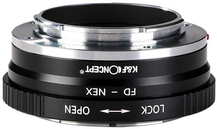Objektyvas Adapteris - Canon FD Montavimas į Sony E-Montavimą K&F Concept II