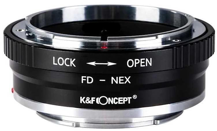 Objektyvas Adapteris - Canon FD Montavimas į Sony E-Montavimą K&F Concept II