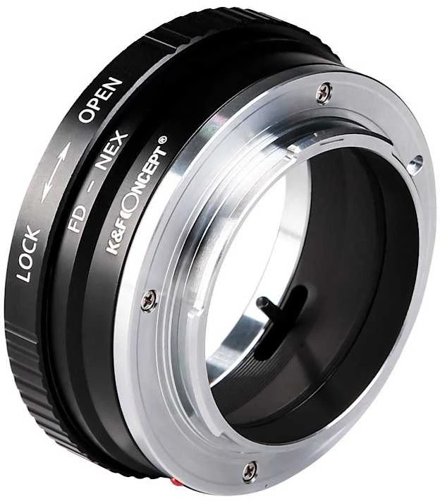 Objektyvas Adapteris - Canon FD Montavimas į Sony E-Montavimą K&F Concept II