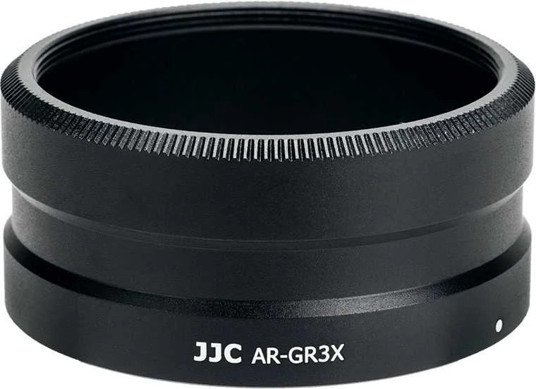 Adapteris - JJC AR GR3X objektyvo adapteris (Ricoh GR III, aliuminis, 49mm filtras)