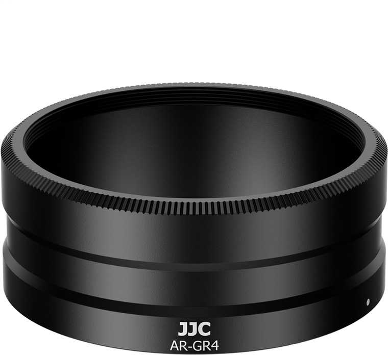 Objektyvas Adapteris - JJC AR GR4 Objektyvo Adapteris Ricoh GW 4 Plataus Kampo Objektyvui, Aliuminio Lydinys, Juodas