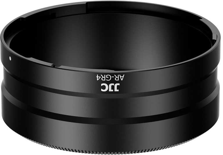 Objektyvas Adapteris - JJC AR GR4 Objektyvo Adapteris Ricoh GW 4 Plataus Kampo Objektyvui, Aliuminio Lydinys, Juodas