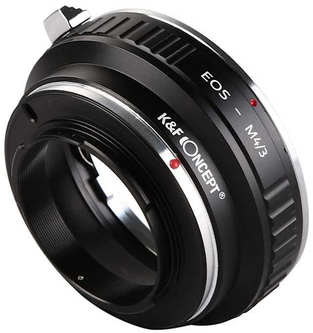 Objektyvas Adapteris - K&F Concept Canon EF į Micro 4/3 objektyvo tvirtinimą aliuminio