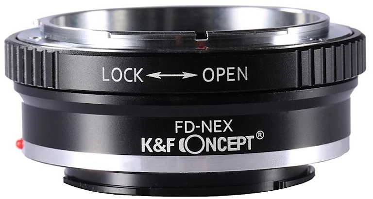 Objektyvas Adapteris - K&F Concept Canon FD į Sony E-mount objektyvo montavimo adapteris, aliuminis