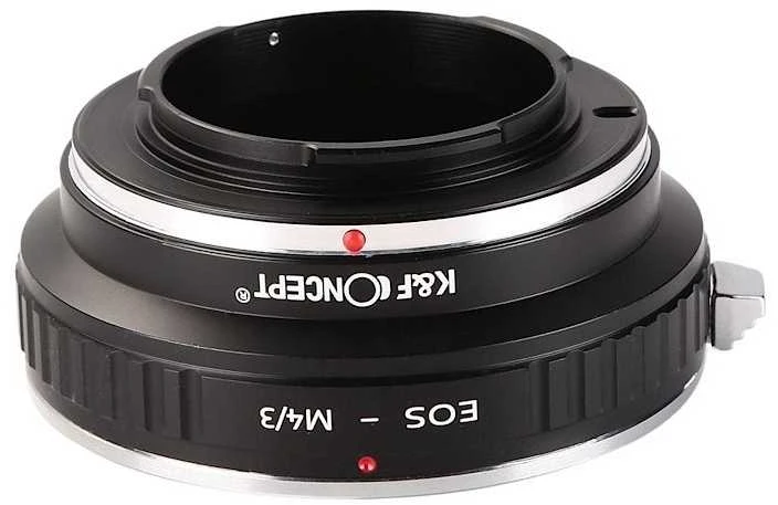 Objektyvas Adapteris - K&F Concept Canon EF į Micro 4/3 objektyvo tvirtinimą aliuminio