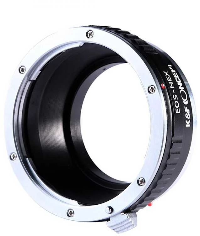 Objektyvas Adapteris - K&F Concept Canon EF į Sony E-mount objektyvo adapteris, aliuminis