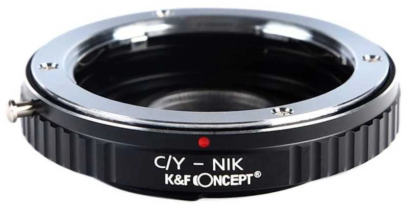 Objektyvas Adapteris - K&F Concept Contax/Yashica į Nikon F-mount Aliuminis