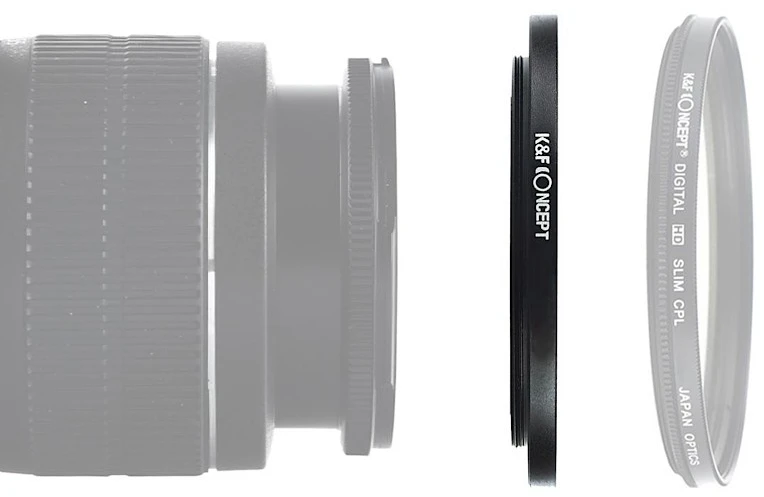 Objektyvas Adapteris - K&F Concept Filtrų Step-Up Rinkinys 11 Žiedų 26mm iki 82mm