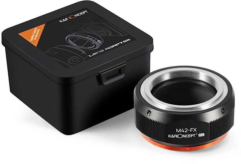 Objektyvas Adapteris - K&F Concept M42 Bajonetas į Fuji FX Kameros Montavimą