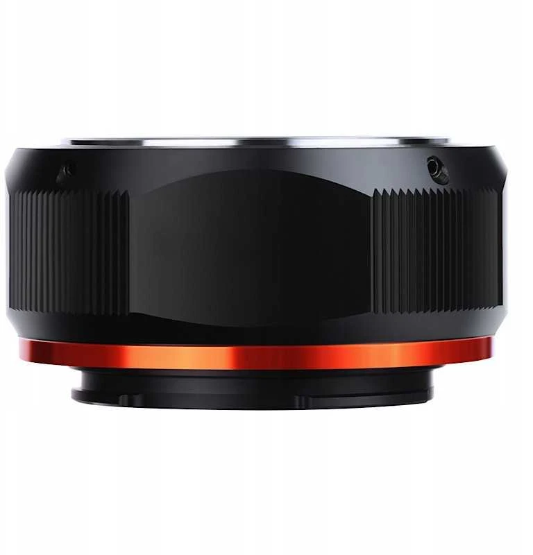 M42 į Sony E adapteris su oranžiniu žiedu