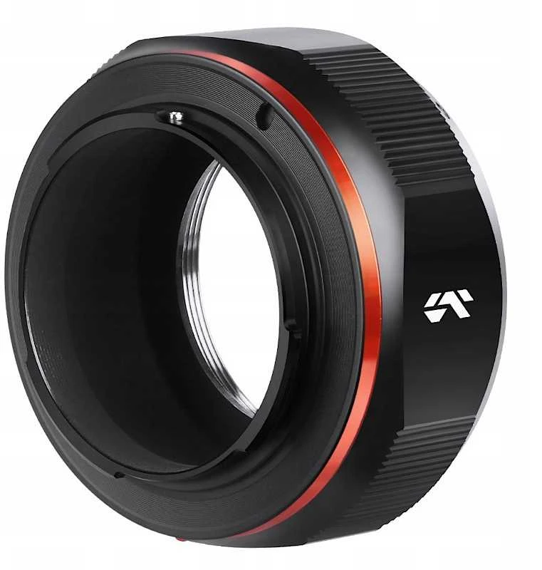 K&F Concept M42 į Sony E adapteris su raudonu žiedu