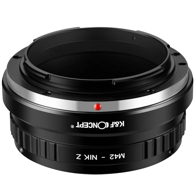 Objektyvas Adapteris - K&F Concept M42 montavimo į Nikon Z-Mount Objektyvo Adapteris, Aliuminio Konstrukcija, Juoda