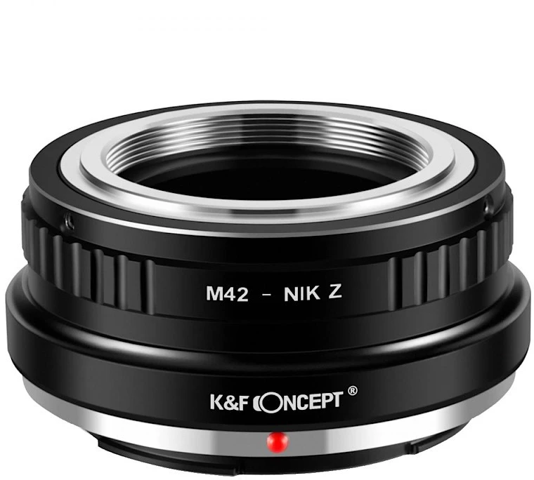 Objektyvas Adapteris - K&F Concept M42 montavimo į Nikon Z-Mount Objektyvo Adapteris, Aliuminio Konstrukcija, Juoda