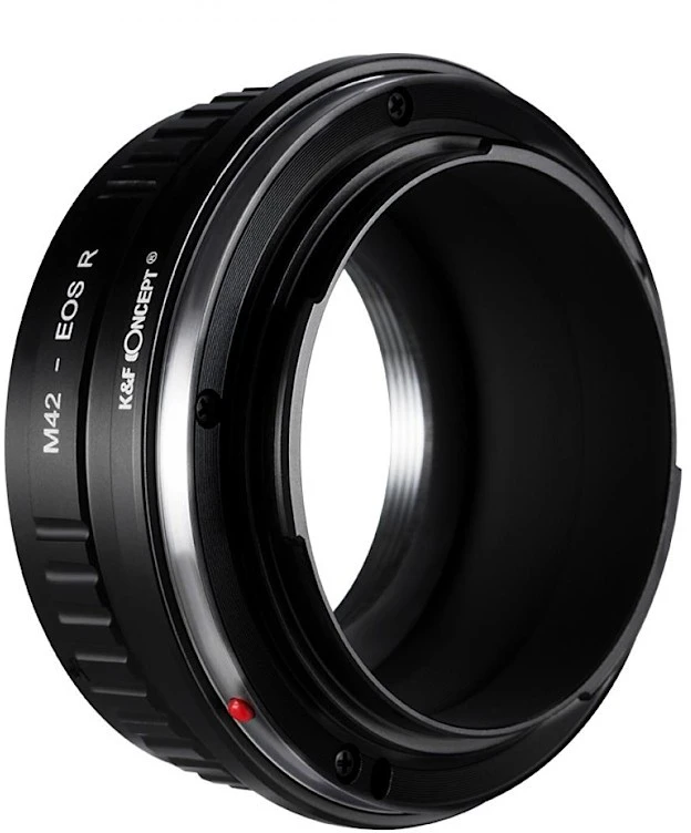 Adapteris - K&F Concept M42 Objektyvo į Canon RF Montavimo Adapteris, Rankinis Fokusavimas, Aliuminis, Juodas
