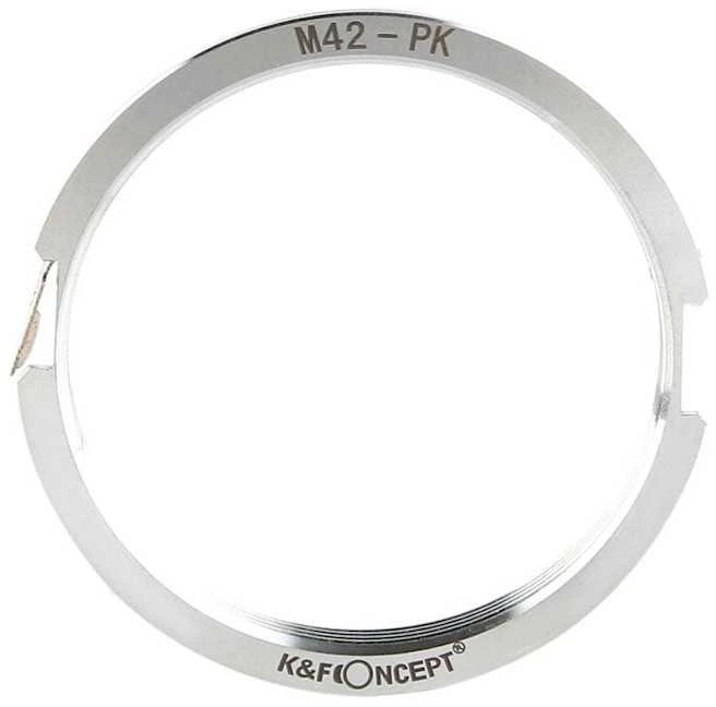 Objektyvas Adapteris - K&F Concept M42 Sriegis į Pentax K Montavimą, Aliuminis
