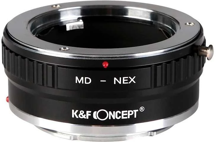 Objektyvas Adapteris - K&F Concept MC/MD į Sony E-mount objektyvo adapteris