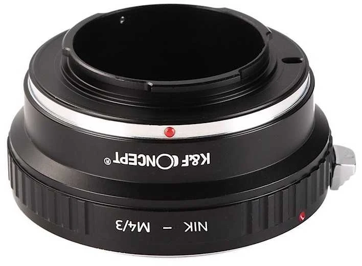 Objektyvas Adapteris - K&F Concept Nikon F-mount į Micro 4/3 objektyvo adapteris, aliuminis
